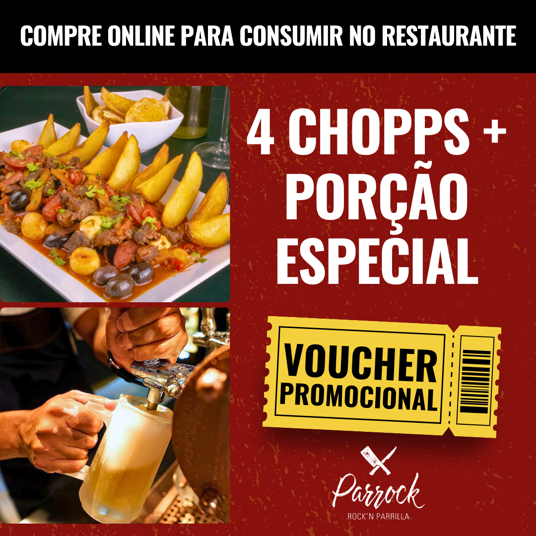 Combo de Chopp + Petiscos